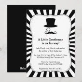 Invitation pour l'anniversaire de bébé garçon, gen (Devant / Derrière)