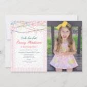 Invitation pour l'anniversaire de Fancy Nancy fill (Devant)