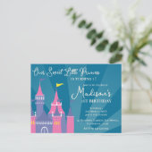 Invitation pour l'anniversaire de la douce princes (Debout devant)