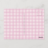 Invitation pour l'anniversaire de la fille au nœud (Dos)