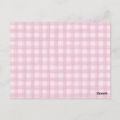 Invitation pour l'anniversaire de la fille au nœud (Dos)