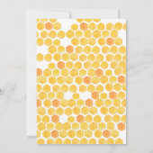 Invitation pour l'anniversaire de l'abeille (Dos)