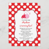 Invitation pour l'anniversaire de l'Anniversaire d (Devant / Derrière)