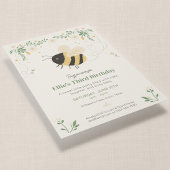 Invitation pour l'anniversaire de l'enfant Bumble 