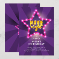 Invitation pour l'anniversaire de l'Étoile