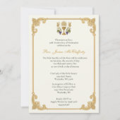 Invitation pour l'anniversaire de l'ordination d'u (Devant)