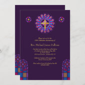 Invitation pour l'anniversaire de l'ordination d'u (Devant / Derrière)