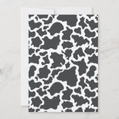 Invitation pour l'anniversaire de l'Ouest de Cowbo (Dos)