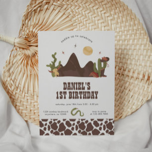 Invitation pour l'anniversaire de l'Ouest de Cowbo