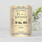 Invitation pour l'anniversaire de maman (Debout devant)