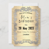 Invitation pour l'anniversaire de maman (Devant)