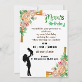 invitation pour l'anniversaire de maman (Devant)