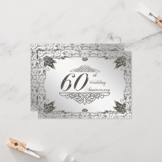 Invitation pour l'anniversaire de mariage de diama (Devant/Arrière en situation)