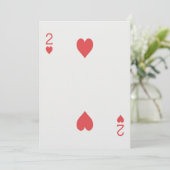 Invitation pour l'anniversaire de mariage sur le t (Debout devant)