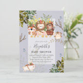 Invitation pour l'anniversaire de naissance de béb (Debout devant)