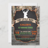 Invitation pour l'anniversaire de notre petit cana (Devant)