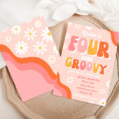 Invitation pour l'anniversaire de quatre ans | Inv