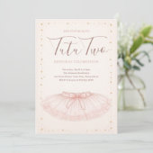 Invitation pour l'anniversaire de Tutu Two (Debout devant)