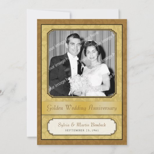 Invitation pour l'anniversaire des 50 ans de Leafy (Devant)