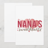 Invitation pour l'anniversaire des amoureux de Nan (Devant / Derrière)