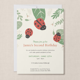 Invitation pour l'anniversaire des enfants à la pr
