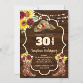 Invitation pour l'anniversaire des Roses de tourne (Devant)