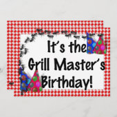 Invitation pour l'anniversaire d'été (Devant / Derrière)