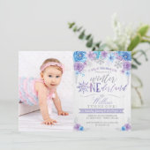 Invitation pour l'anniversaire du Flocon de neige (Debout devant)