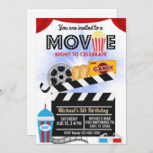 Invitation pour l'anniversaire du garçon de la soi (Devant / Derrière)