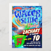 Invitation pour l'anniversaire du glissement de te (Devant / Derrière)