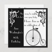 Invitation pour l'anniversaire du vieux vélo de mo (Devant / Derrière)