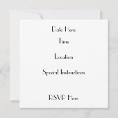 Invitation pour l'anniversaire du vieux vélo de mo (Dos)