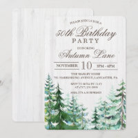 Invitation pour l'anniversaire d'un adulte de tout