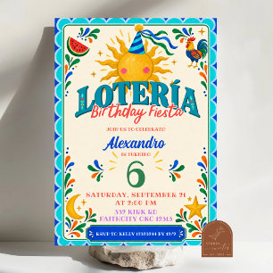 Invitation pour l'anniversaire d'un garçon avec Lo