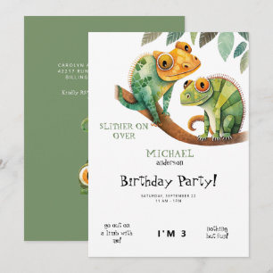 Invitation pour l'anniversaire d'un garçon avec un