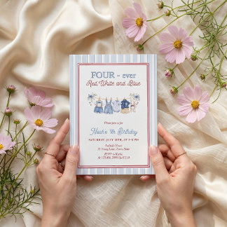 Invitation pour l'anniversaire d'un garçon rouge b
