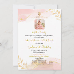 Invitation pour l'anniversaire et la lecture de Su
