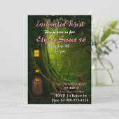 Invitation pour l'arbre de la forêt enchantée (Debout devant)