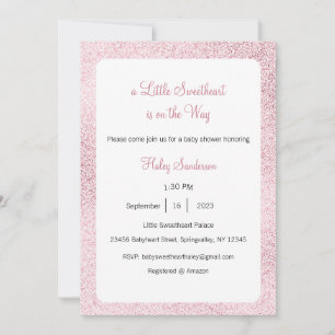 Invitation pour l'arrivée d'un petit amour