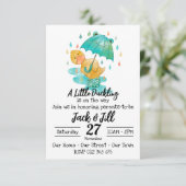 Invitation pour l'arrivée d'un petit caneton (Debout devant)