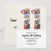 Invitation pour le 11e anniversaire - Numéro 11 (Devant / Derrière)