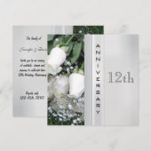 Invitation pour le 12ème Anniversaire (Devant / Derrière)