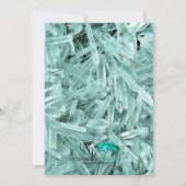 Invitation pour le 15e anniversaire de Teal Crysta (Dos)