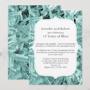 Invitation pour le 15e anniversaire de Teal Crysta