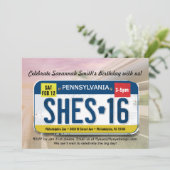 Invitation pour le 16e anniversaire de la Pennsylv (Debout devant)