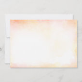 Invitation pour le 1er anniversaire avec citrouill (Dos)