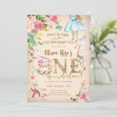 Invitation pour le 1er anniversaire d'Alice au Pay (Debout devant)