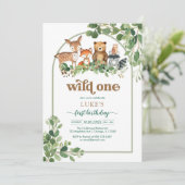 Invitation pour le 1er anniversaire d'animaux de l (Debout devant)