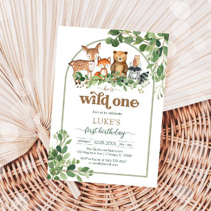 Invitation pour le 1er anniversaire d'animaux de l