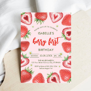 Invitation pour le 1er anniversaire de Berry